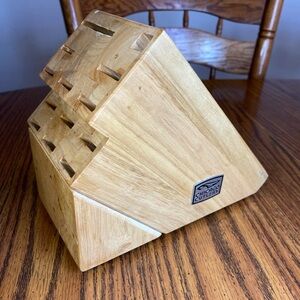 Chicago Cutlery Wooden Knife Block